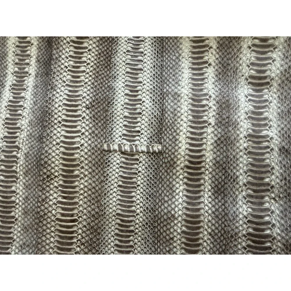 Vintage Handmade Snakeskin Leather Portfolio Folder & Mini Case Cotton Lined